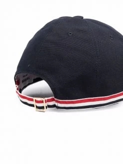 Thom Browne stick-man logo-tape cap