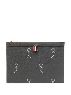 Thom Browne Mr. Thom leather clutch bag