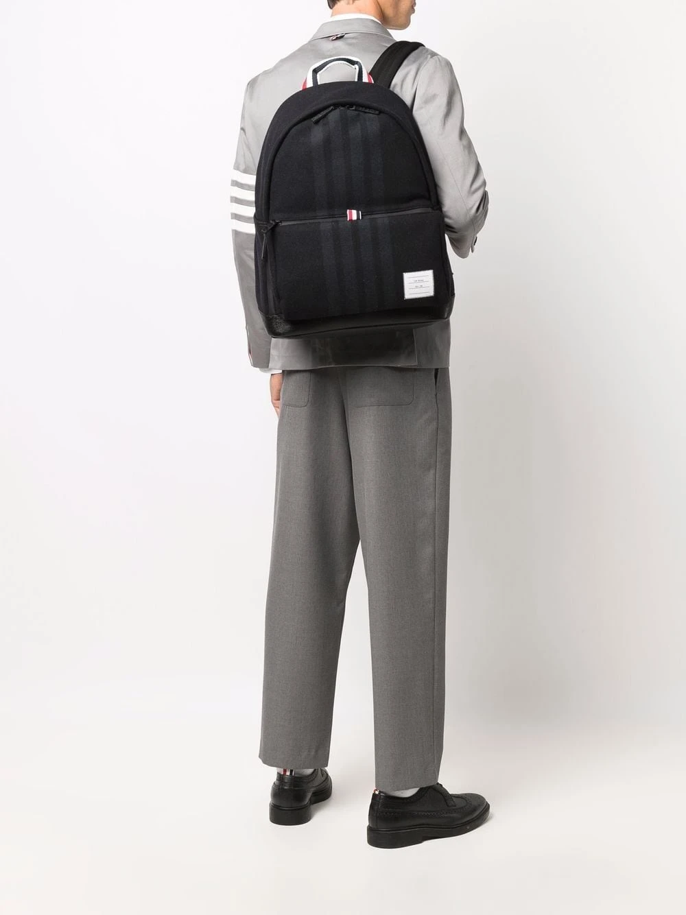 Flash Sale π Thom Browne Double face 4 Bar Easy backpack backpacks of men π 2 Thom Browne double-face 4-Bar Easy backpack