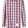 Thom Browne tartan-check poplin shirt