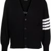 Thom Browne 4-Bar Stripe V-neck cardigan