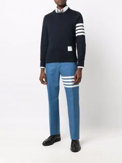 Thom Browne 4-Bar stripe tailored trousers