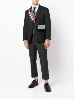 Thom Browne houndstooth-pattern wool blazer