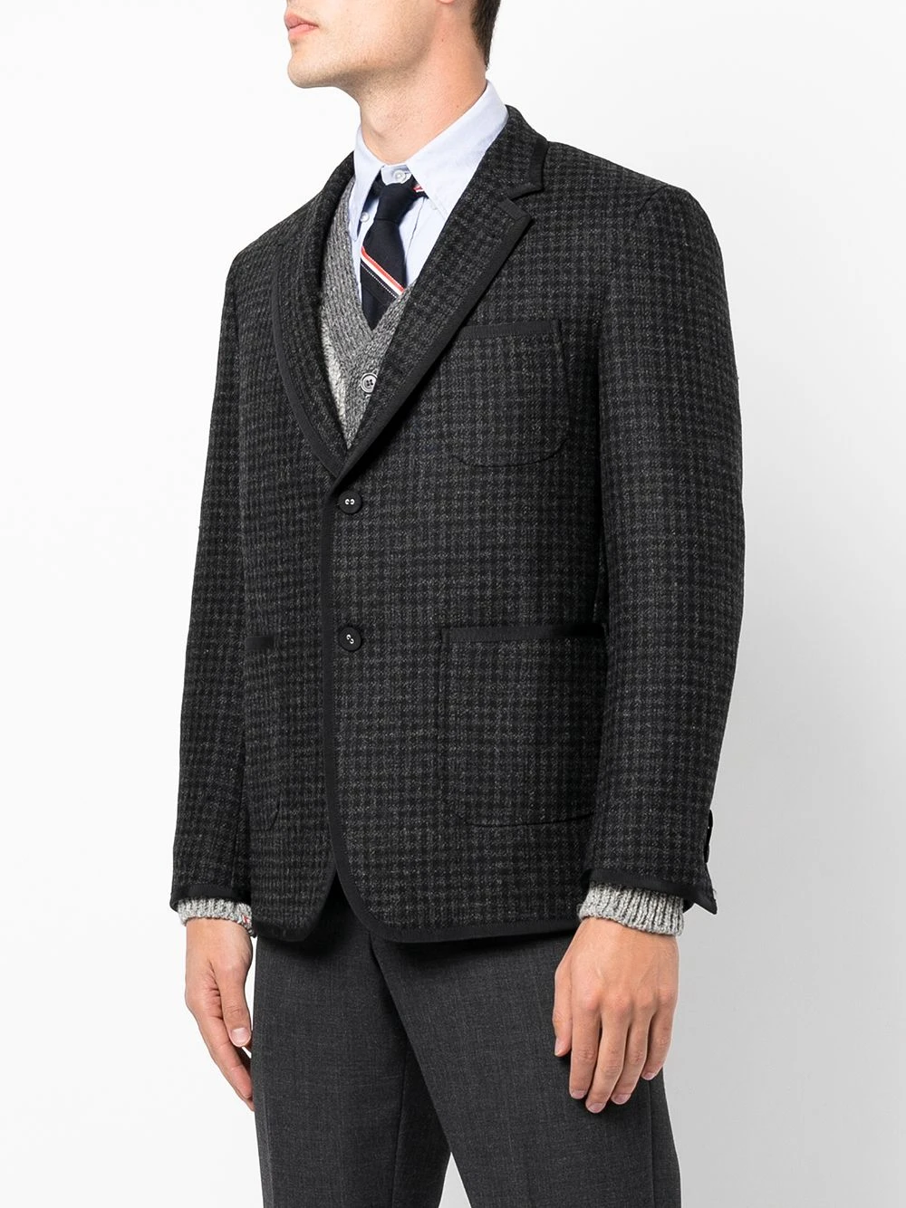 Best reviews of ⌛ Thom Browne Houndstooth pattern wool blazer blazers of men ✔️ 3 Thom Browne houndstooth-pattern wool blazer