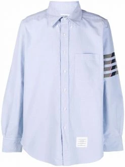 Thom Browne 4-Bar Stripe button-down shirt