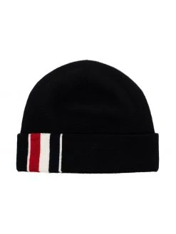 Thom Browne tricolour detail beanie
