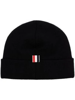 Thom Browne tricolour detail beanie