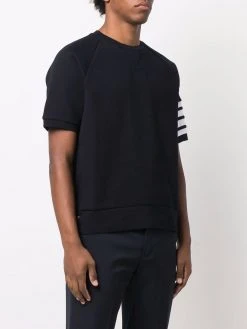 Thom Browne 4-Bar short-sleeve sweatshirt
