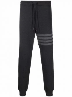Thom Browne 4-Bar tapered track pants
