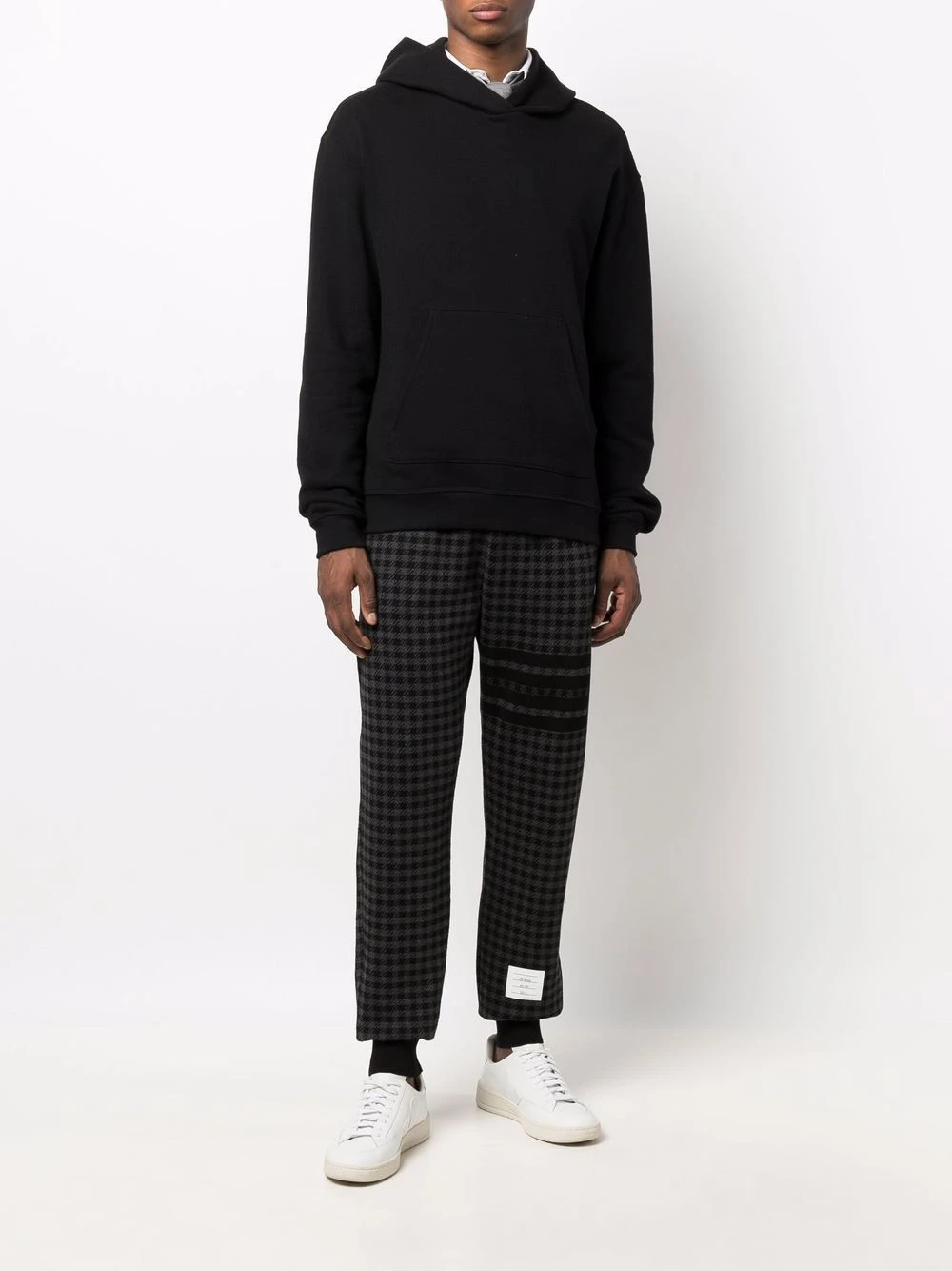 Top 10 π₯ Thom Browne Houndstooth check track pants sweatpants of men βοΈ 2 Thom Browne houndstooth-check track pants