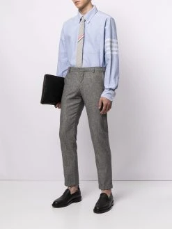 Thom Browne four-stripe button-down shirt