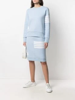 Thom Browne 4-Bar motif drawstring skirt