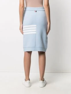 Thom Browne 4-Bar motif drawstring skirt