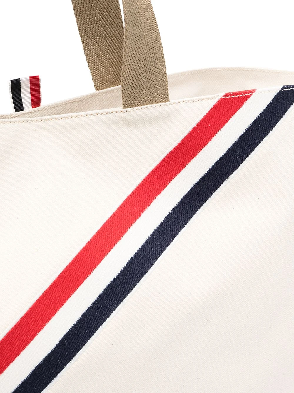 Flash Sale π Thom Browne RWB stripe canvas tote bag tote bags of men βοΈ 4 Thom Browne RWB stripe canvas tote bag