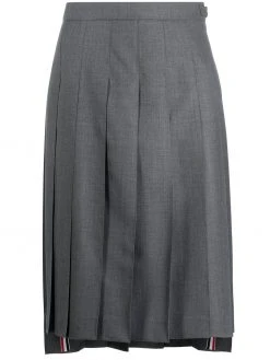 Thom Browne pleated midi skirt
