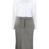 Thom Browne check-print shirtdress