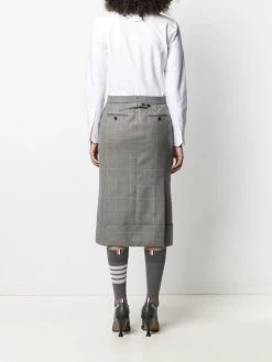 Thom Browne check-print shirtdress