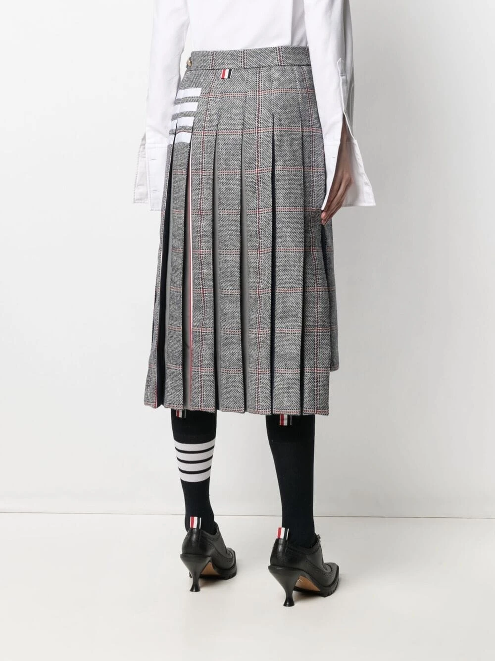 Cheap βοΈ Thom Browne Dropped back pleated skirt pleated skirts of women π 4 Thom Browne dropped back pleated skirt