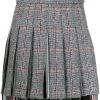 Thom Browne mini dropped back pleated skirt
