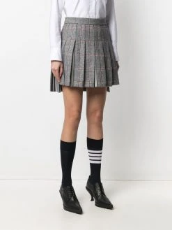 Thom Browne mini dropped back pleated skirt