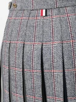 Thom Browne mini dropped back pleated skirt