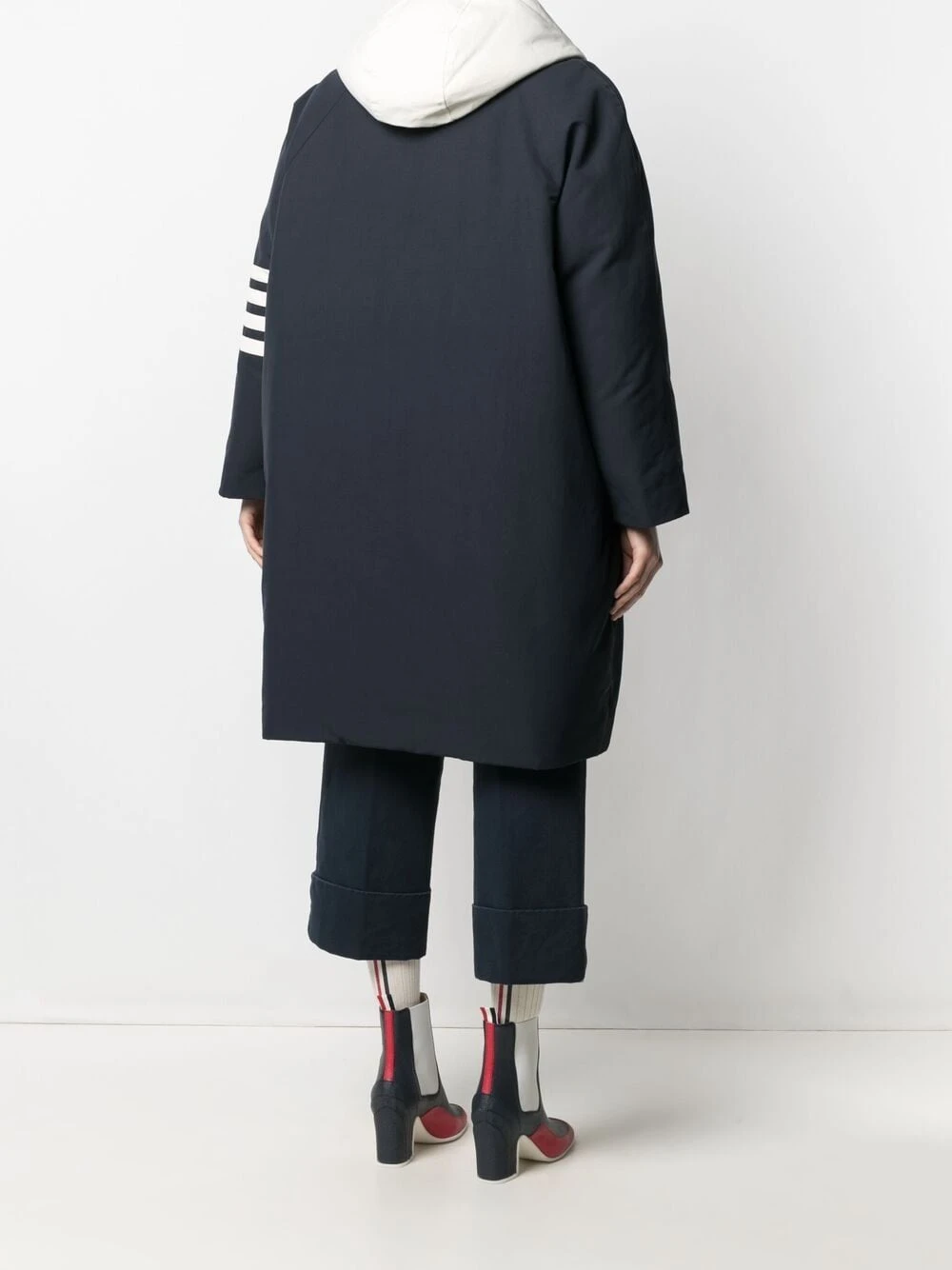 Best deal ❤️ Thom Browne 4 bar padded coat single breasted coats of women ✔️ 4 Thom Browne 4-bar padded coat