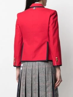 Thom Browne grosgrain trim blazer jacket