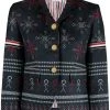 Thom Browne falling snowflake sports blazer