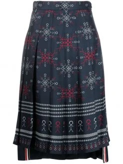 Thom Browne Mrs. Thom dropped back skirt