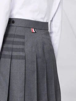 Thom Browne 4-Bar pleated mini skirt