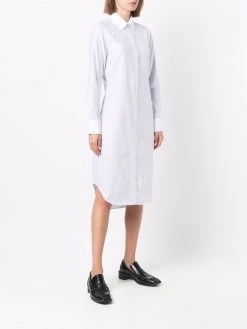 Thom Browne long-sleeved striped shirtdress