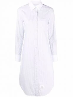 Thom Browne long-sleeved striped shirtdress