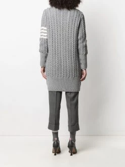 Thom Browne cable-knit cardi-coat