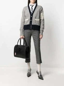 Thom Browne 4-Bar stripe knitted cardigan