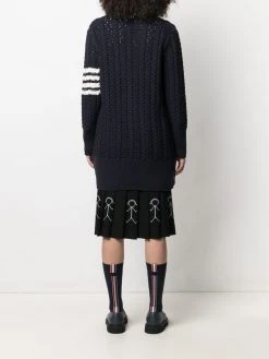 Outlet 😀 Thom Browne Pointelle cable knit cardigan cardigans of women ⌛ 8 Thom Browne Pointelle cable-knit cardigan