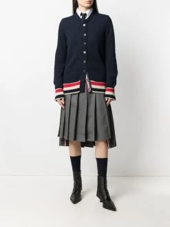 Thom Browne RWB stripe knitted cardigan