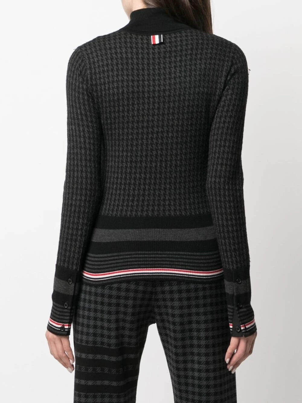 Best deal β Thom Browne Houndstooth jacquard jumper knitted sweaters of women π 4 Thom Browne houndstooth-jacquard jumper