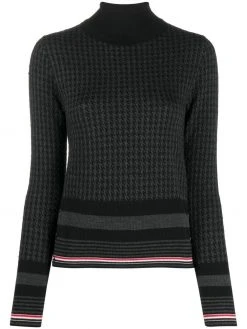 Thom Browne houndstooth-jacquard jumper