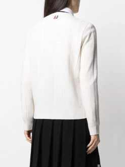 Cheap β¨ Thom Browne Wide stripe mixed stitch cardigan cardigans of women π 8 Thom Browne wide stripe mixed stitch cardigan