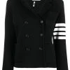 Thom Browne 4-Bar stripe knitted blazer