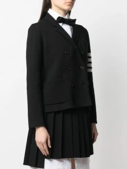 Thom Browne 4-Bar stripe knitted blazer