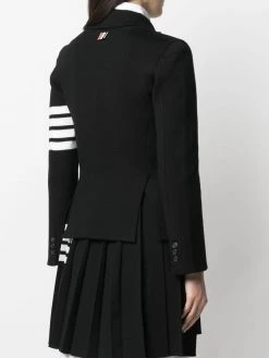 Thom Browne 4-Bar stripe knitted blazer