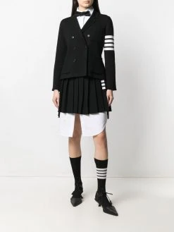 Thom Browne 4-Bar stripe knitted skirt