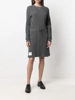 Thom Browne waffle-knit knee-length dress