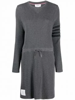 Thom Browne waffle-knit knee-length dress