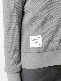 Thom Browne knitted hoodie cardigan