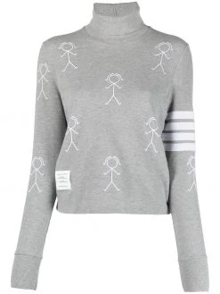 Thom Browne Mrs. Thom high neck sweatshirt