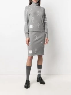 Thom Browne Mrs. Thom high neck sweatshirt