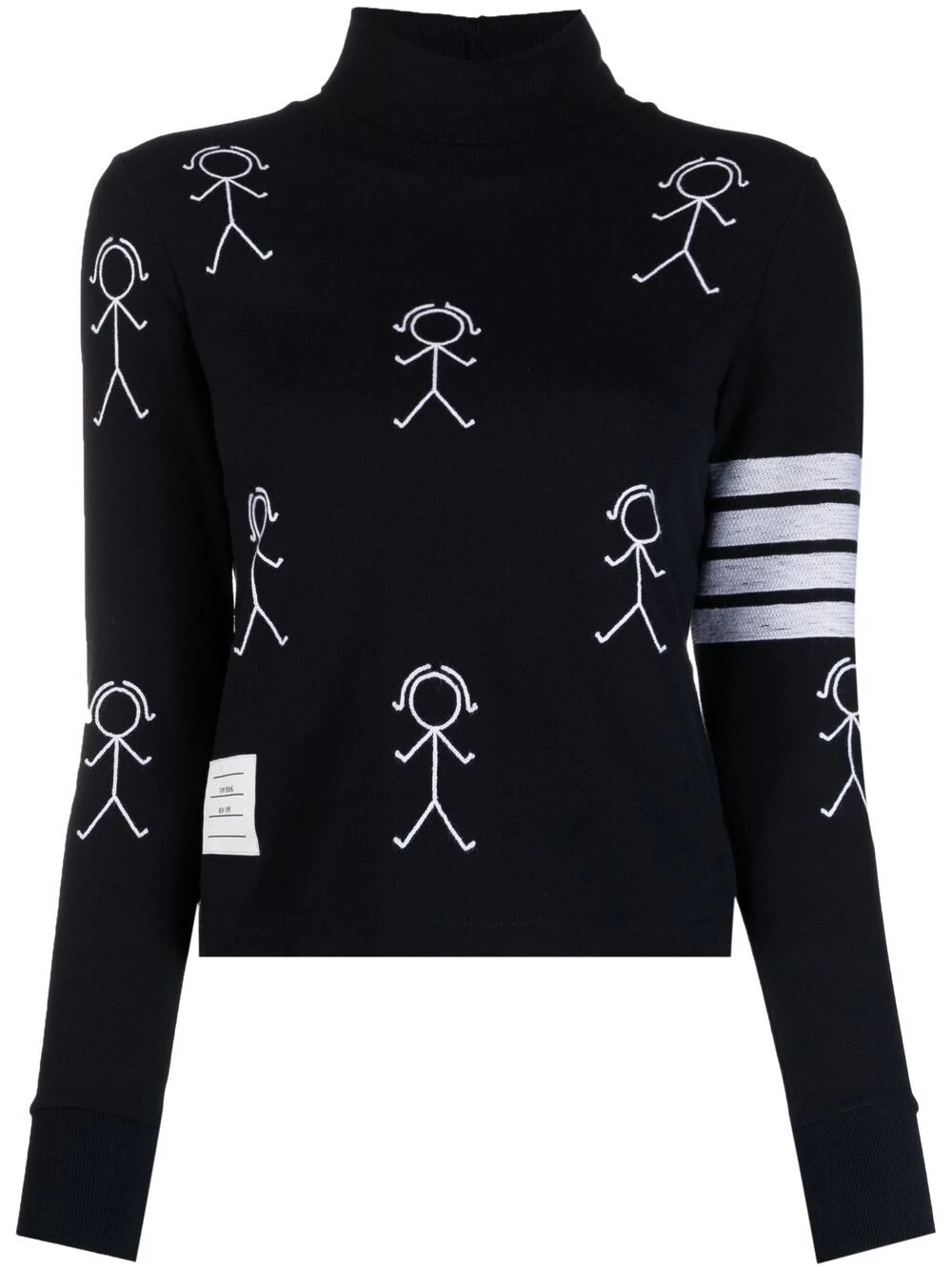 Buy β Thom Browne Mrs. Thom icon jumper knitted sweaters of women π 1 Thom Browne Mrs. Thom-icon jumper