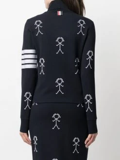 Buy β Thom Browne Mrs. Thom icon jumper knitted sweaters of women π 8 Thom Browne Mrs. Thom-icon jumper